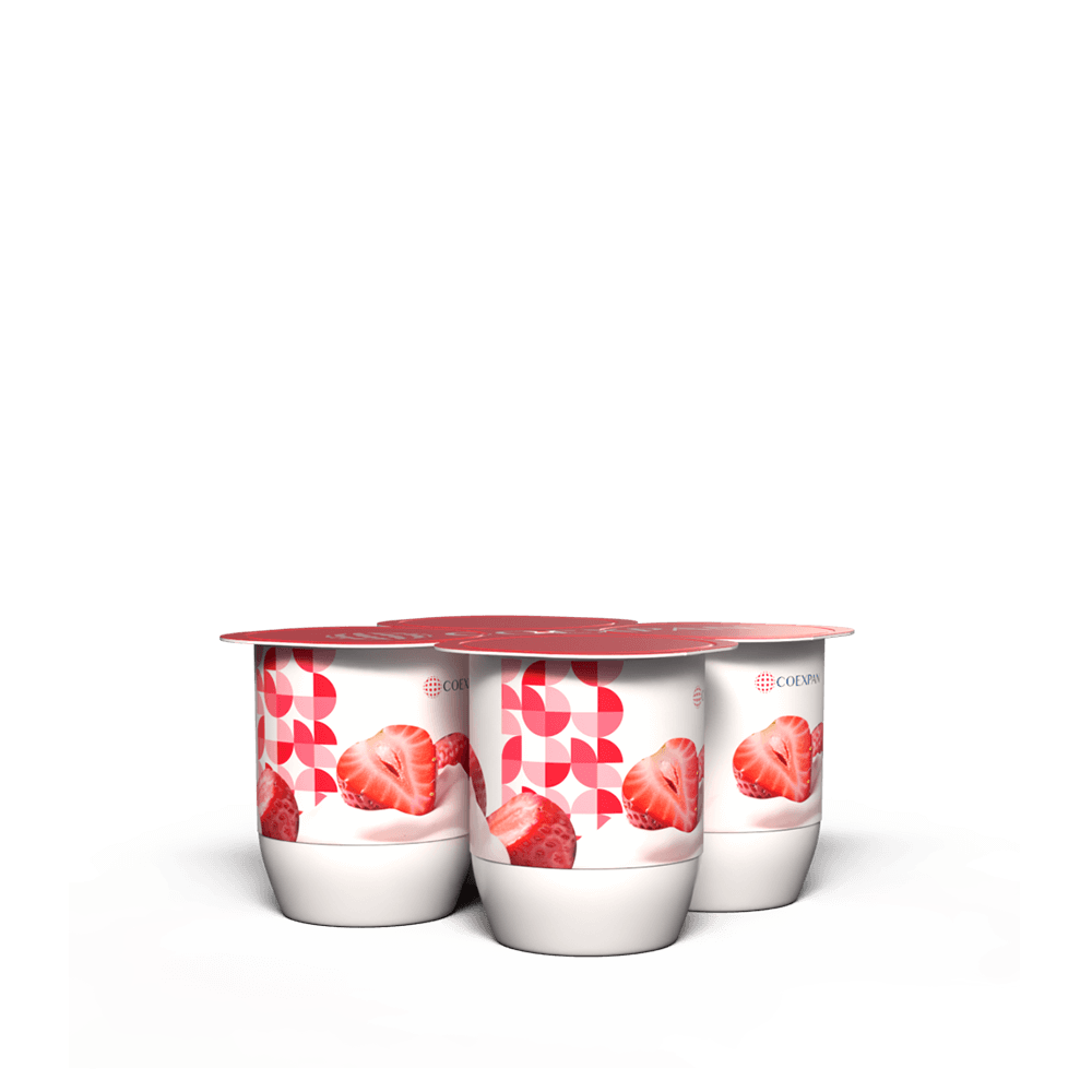 Multipack de vasos termoformados para yogur COEXPAN