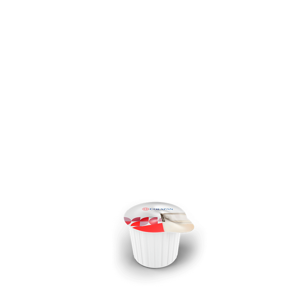 Vaso termoformado individual para yogur COEXPAN