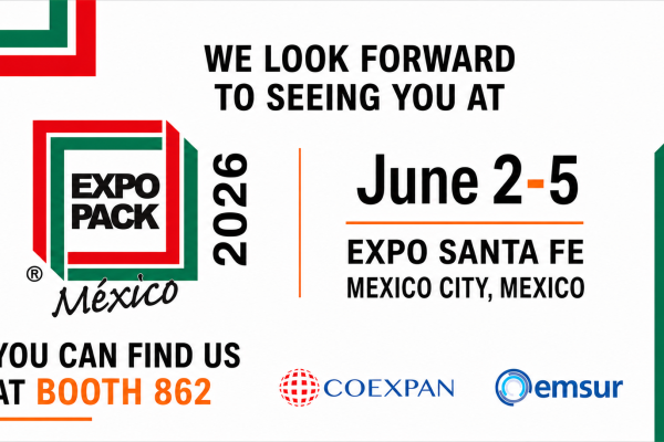 Coexpan and Emsur at EXPO PACK Mexico 2026 booth 862