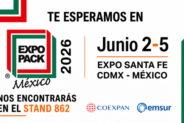Coexpan y Emsur en EXPO PACK México 2026 stand 862