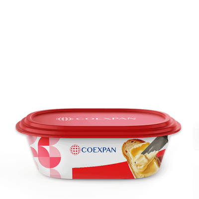 Envase con tapa rígida parte de los Envases Termoformados
