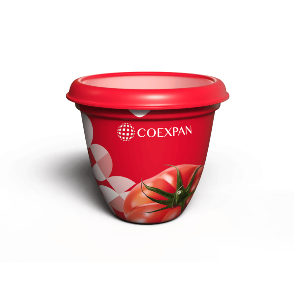 bote de tomate cerrado